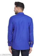 Cotton Blend Solid Short Kurta for Men 