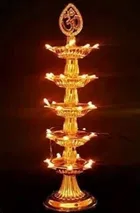 5 Layer Electric Diya for Home Temple 
