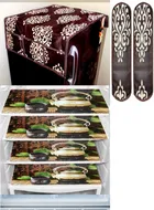 Knit 7 Pcs Fridge Cover Set 