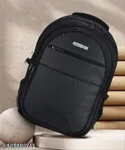 Polyester Backpack for Men & Women, Black