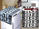 KANUSHI Industries® Fridge Covers / Refrigerator Cover +1 Pc Top Load Semi Automatic Washing Machine Cover 
