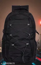 Rubber Backpack for Men & Women, Black