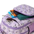 Polyester Backpack Bag, Purple