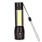 Mini 2 in1 Rechargeable LED Torch (Black)