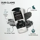 वी-जॉन एक्टिवेटेड चारकोल फेस वॉश फॉर रेम्योविंग इम्पुरिटीज़ & डीप स्किन क्लीन, 100 g