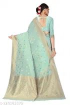 Jacquard Zari Woven Saree for Women 