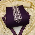 Cotton Embroidered Unstitched Suit for Women 