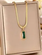 Gold Plated Stainless Steel Pendant for Women