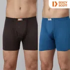 Dixcy Scott Mens Trunk Basic/Underlastic Underwear 80 cm - Pack of 2