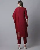 Cotton Embellished Kurta Set for Women 