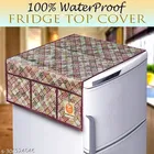 KANUSHI Industries® 1 Pc Fridge Cover for Top with 6 Utility Pockets + 3 Fridge Mats 