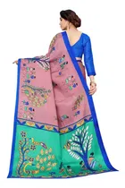 Saree with Unstitched Blouse for Women 