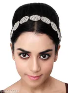 White Kundan Pearl Mathapatti for Women 