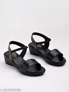 [11] Solid Heel Sandals for Women 