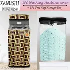 KANUSHI Industries® Washable & Dustproof Top Load Fully Automatic Washing Machine Cover + 1 Pc Surf Power Storage Box 