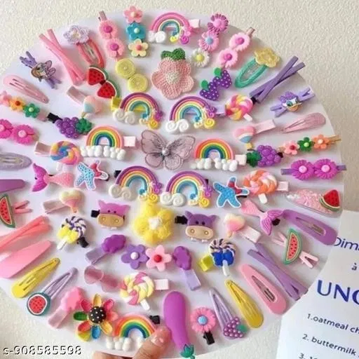 Beautiful Hair Clips for Women (Multicolor, 3 Pcs)
