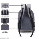 Rubber Backpack for Men & Women, White