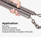 Nunchaku Steel Foldable Karate Martial Arts Weapon