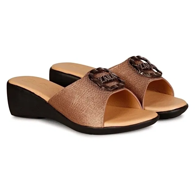Zakozee Heels for Women (Beige, 6)