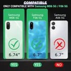 Rubber Mobile Back Cover for Samsung F06 / M06 5G 