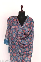Art Silk Printed Dupatta for Women & Girls, Grey 