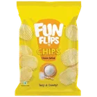 Fun Flips Plain Salted Potato Chips 2X41 g 