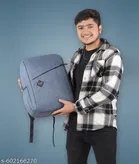 Fabric Backpack Bag, Blue