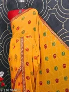 Georgette Printed Saree for Women 