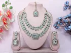 2 Layer Elegant Partywear Necklace Set for Women 