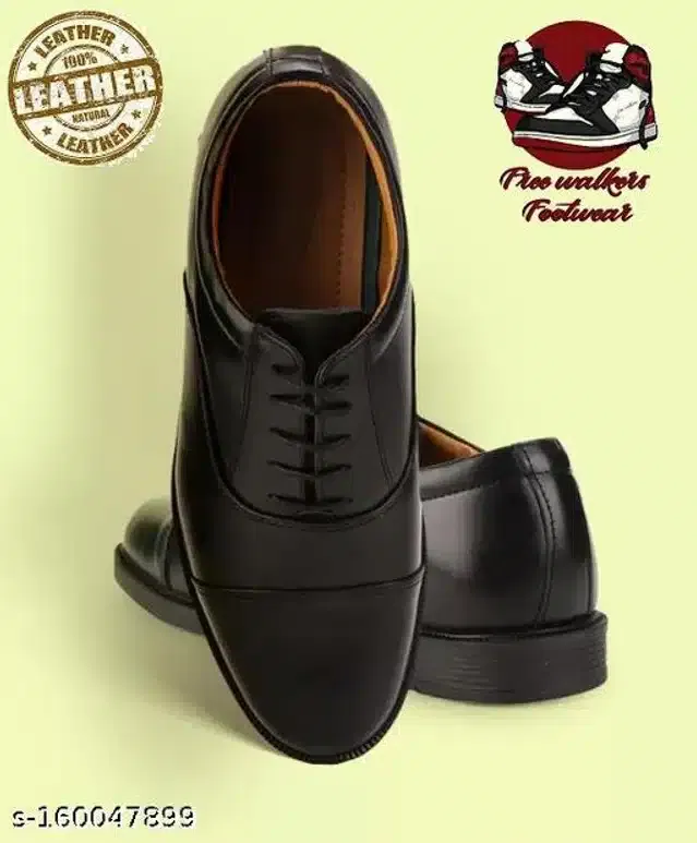 Formal Shoes for Men (Black, 8)