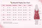 Stylish Net Babydolls for Women, Maroon 