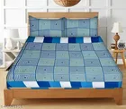 Polycotton Queen Size Bedsheet with Pillow Cover 
