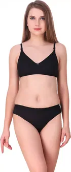 Cotton Blend Lingerie Set for Women 