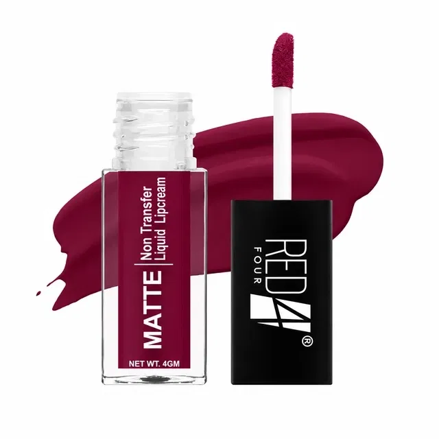 Seven Seas Miss Perfect Liquid Cream Lipstick, Red, 4 g