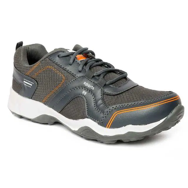 Men's Running Shoes (Grey, 6) (V-131)
