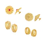 Gold Plated Designer Earrings Set for Women & Girls 