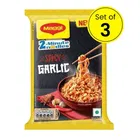 मैगी स्पाइसी गार्लिक इंस्टेंट नूडल्स 3X62 g 