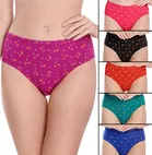 Pibu वीमेन कॉटन सिल्क हिप्स्टर कॉटन पैंटी कॉम्बो 