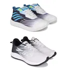 Sports Shoes for Men, Multicolor, Pack of 2 