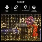 Stars LED Curtain String Lights for Festive Decoration 