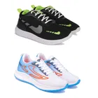 Sports Shoes for Men, Multicolor, Pack of 2 