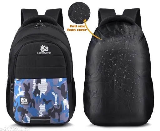 Nylon Backpack for Men & Women, Blue