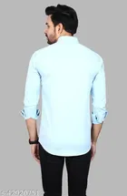Cotton Blend Full Sleeves Shirt for Men 