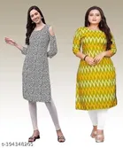 Crepe Kurtis for Women 