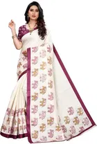 Yashika Designer Women's Saree Art Silk With Unstitched Blouse Piece 