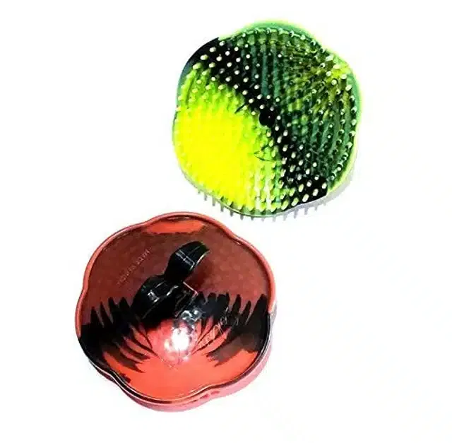 Plastic Pocket Hair Comb (Multicolor, Pack of 2)