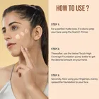 Glam21 Velvet Touch Oil Free Silk Matte Broad Spectrum SPF 35  Waterproof Foundation 