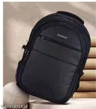 PRAYER BAGs  48L Black Laptop Backpack with 5 Compartment, Bottle Pocket, Front Pocket|Fits upto 17Inch Laptop Bag |Business, College, School Backpack|Casual Daypacks|Durable Backpack for Men & Women trendy men backpack School bag