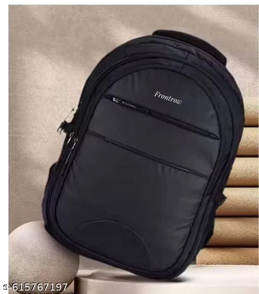 PRAYER BAGs  48L Black Laptop Backpack with 5 Compartment, Bottle Pocket, Front Pocket|Fits upto 17Inch Laptop Bag |Business, College, School Backpack|Casual Daypacks|Durable Backpack for Men & Women trendy men backpack School bag