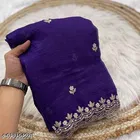 Chinnon Saree for Women, Blue 